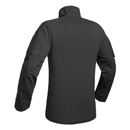 Chemise Ubas Fighter col montant zip coton polyester noir M à 3XL