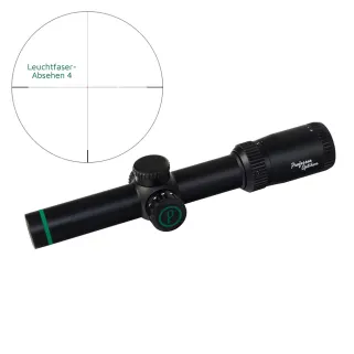 Lunette de battue 1-8x24 réticule 4 11 niveaux étanche anti-buée