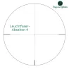 Lunette de battue 1-8x24 réticule 4 11 niveaux étanche anti-buée