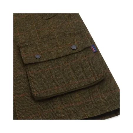 Gilet Walker and Hawkes Barington Shooting Vert Laine