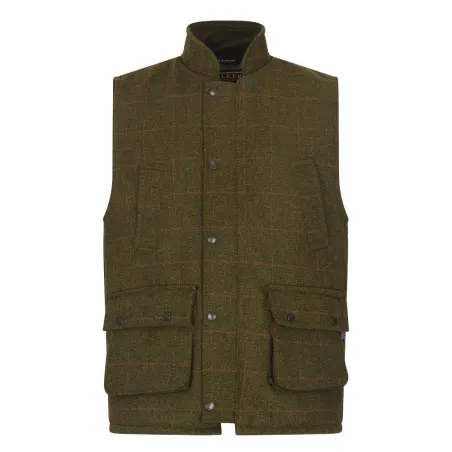 Gilet Walker and Hawkes Barington Shooting Vert Laine