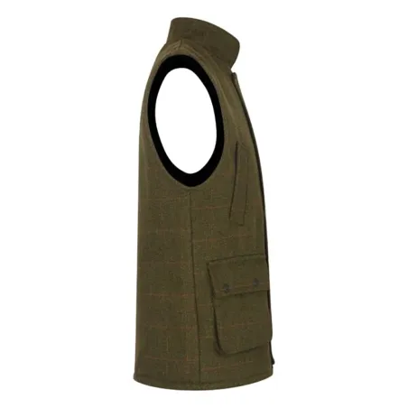 Gilet Walker and Hawkes Barington Shooting Vert Laine