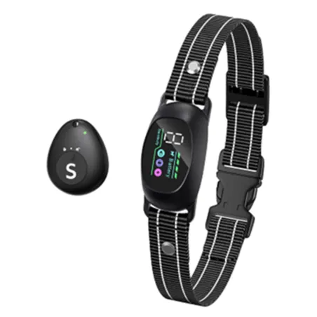 Collier anti-aboiements à puce électronique pour chien