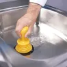 Mini ventouse canalisation débouchoir compact pour éviers lavabos