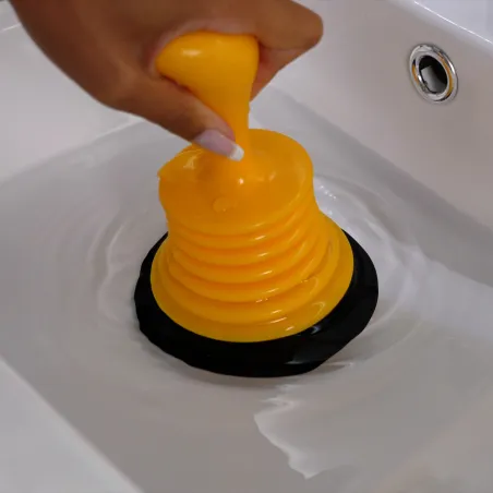 Mini ventouse canalisation débouchoir compact pour éviers lavabos