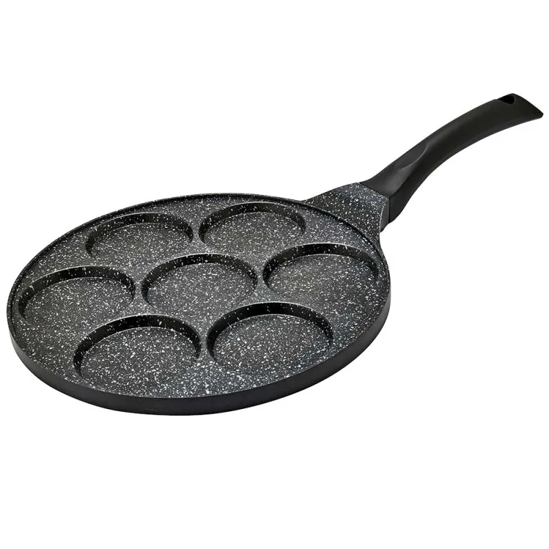 Poêle à blinis fonte aluminium - 26 x 1,5 cm Poêle à blinis fonte aluminium - 26 x 1,5 cm