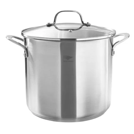 Marmite Inox 304 - 9,5L - Diam 24x21cm - Mijoter Saisir Marmite Inox 304 - 9,5L - Diam 24x21cm - Mijoter Saisir