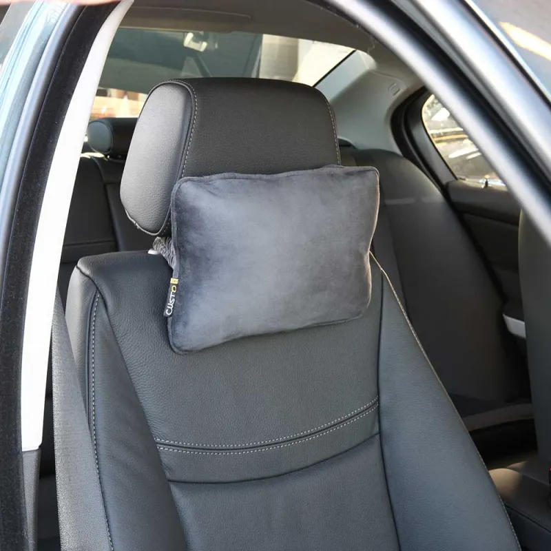 Oreiller voiture mousse mémoire forme housse lavable sangle Oreiller voiture mousse mémoire forme housse lavable sangle