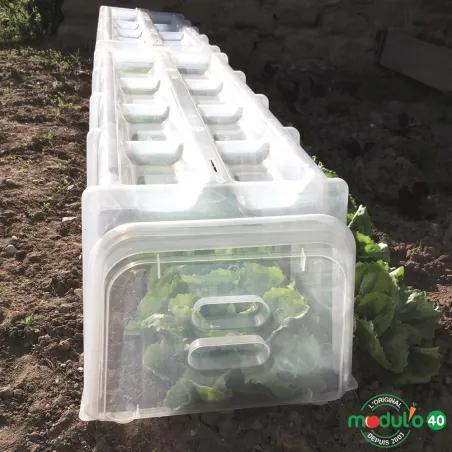 Lot de 2 fermetures pour tunnel de forçage / culture