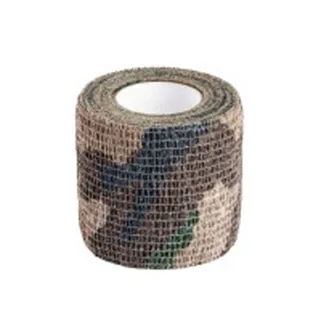 Bande auto-agrippante camouflage 5 cm x 4,5 m | Réutilisable