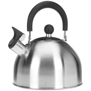 Bouilloire inox satiné 2,5L - 19,3x19,3x12cm - Acier 201