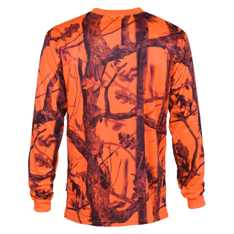 T-shirt Ghost Camo Manches Longues 100% Polyester Col Rond T-shirt Ghost Camo Manches Longues 100% Polyester Col Rond