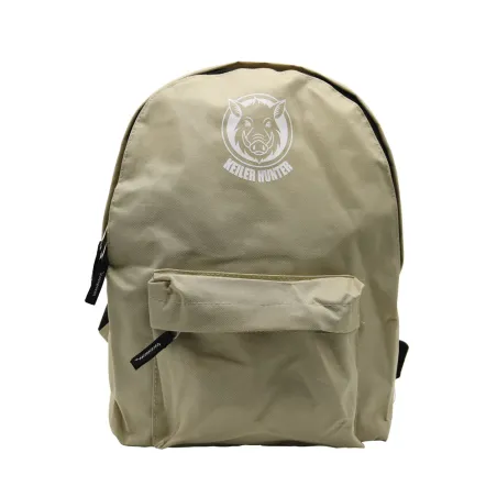 Sac à dos Keiler Hunter polyester bretelles beige logo 3 Sac à dos Keiler Hunter polyester bretelles beige logo 3