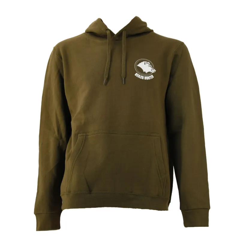 Sweat Keiler Hunter kaki 50% coton 50% logo 2 Sweat Keiler Hunter kaki 50% coton 50% logo 2