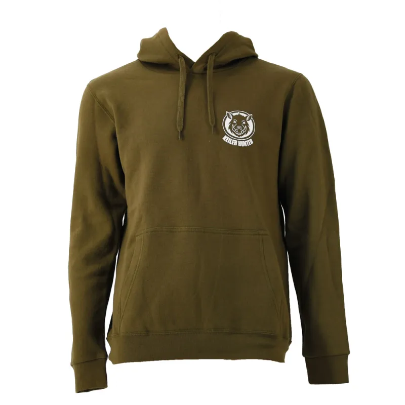 Sweat Keiler Hunter kaki 50% coton 280g/m² logo 3 Sweat Keiler Hunter kaki 50% coton 280g/m² logo 3
