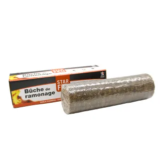 Bûche de ramonage nettoyage et entretien cheminée 