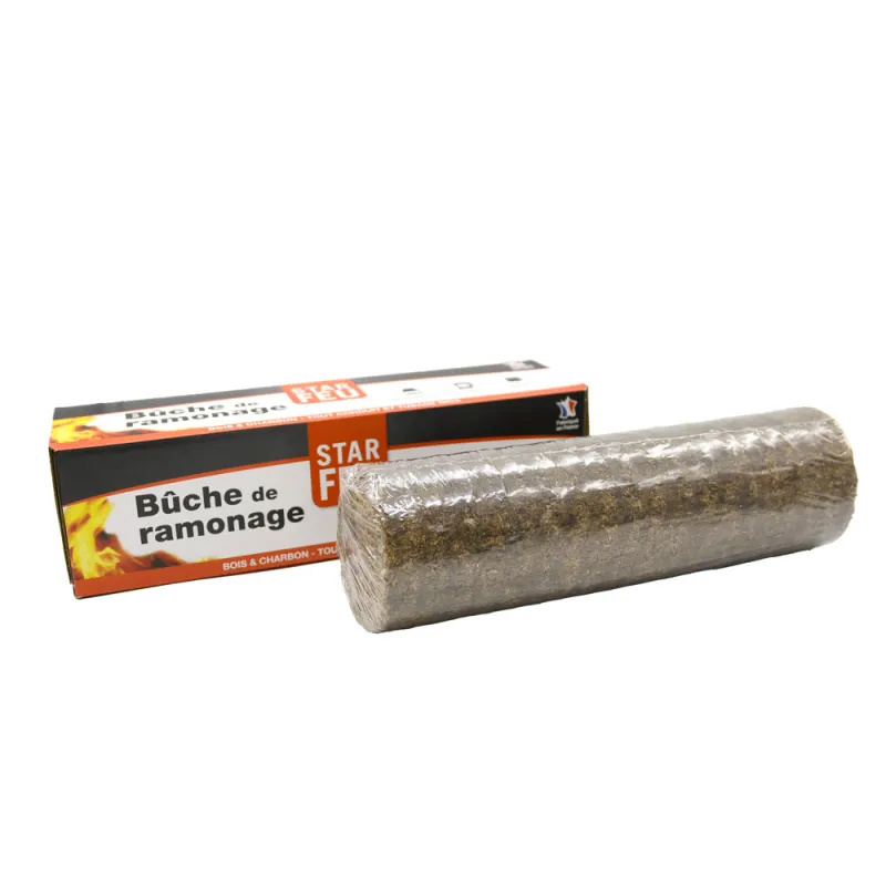 Bûche de ramonage nettoyage et entretien cheminée Bûche de ramonage nettoyage et entretien cheminée
