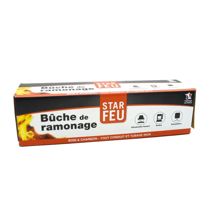 Bûche de ramonage nettoyage et entretien cheminée — free download