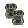 Lot de 2 caméras de chasse LED noires – Détection et vision nocturne