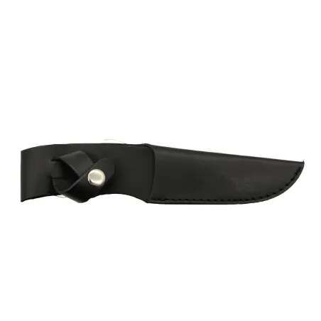 Couteau Aventurier 24 cm inox avec étui cuir – manche bois