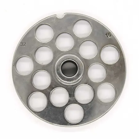 Grille diamètre 10, 12 ou 16 mm pour hachoir Reber 1200 W Grille diamètre 10, 12 ou 16 mm pour hachoir Reber 1200 W