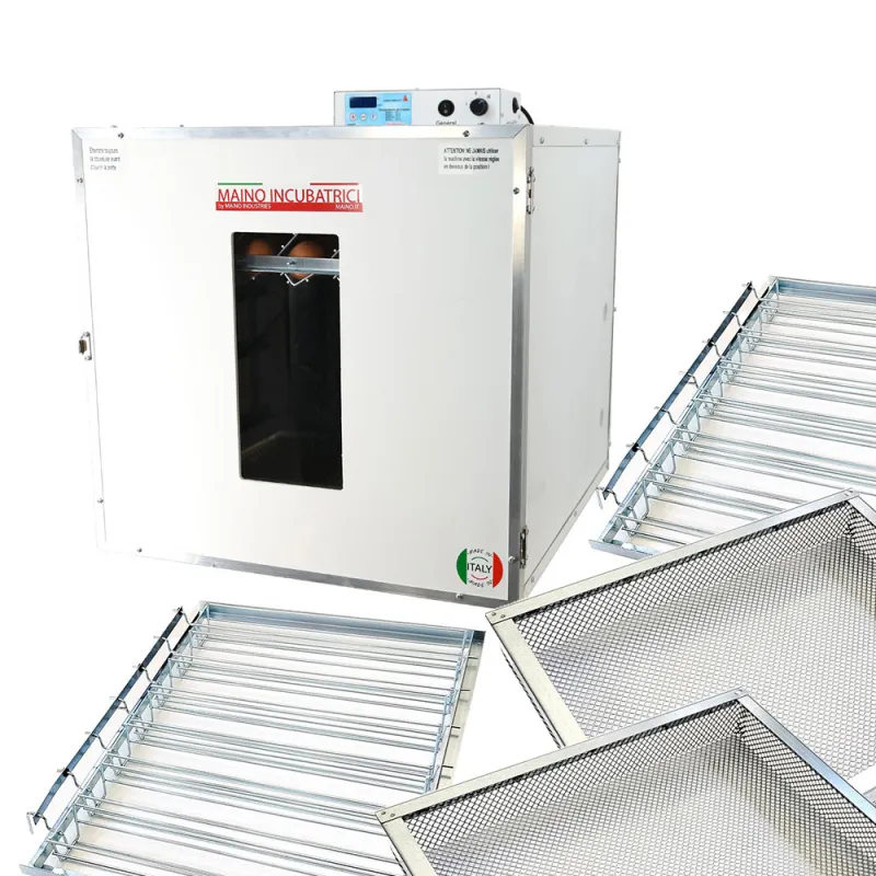 Kit couveuse évolutive 2 tiroirs poule + 2 paniers d'éclosion