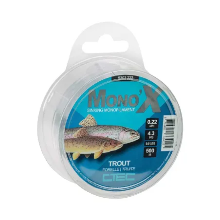 Fil monofilament truite 0.16 mm 2.5 kg – Résistant et discret