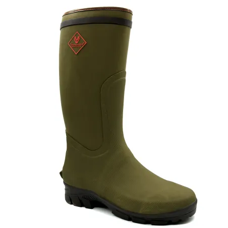 Bottes de chasse Dakota caoutchouc kaki 39 à 47