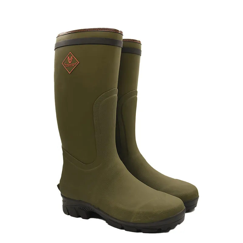 Bottes de chasse Dakota caoutchouc kaki