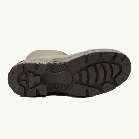 Bottes de chasse Alaska soufflet Zip caoutchouc kaki 39 à 47 Bottes de chasse Alaska soufflet Zip caoutchouc kaki 39 à 47