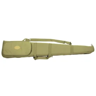 Fourreau double carabine 117 cm – toile verte robuste avec bretelle