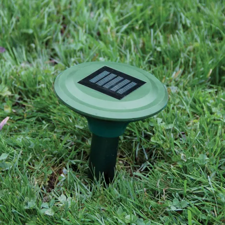 Anti-taupe solaire à ultra-sons à l'unité