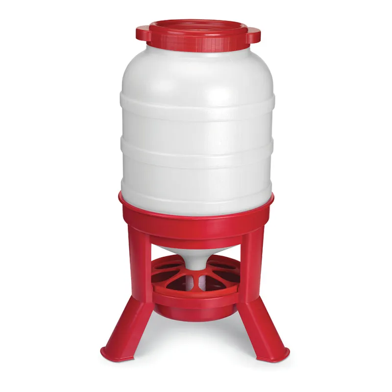 Mangeoire anti-gaspillage sur pieds 40L Gaun – Grande capacité Mangeoire anti-gaspillage sur pieds 40L Gaun – Grande capacité