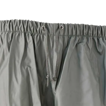 Pantalon de pluie Tonerre imperméable polyuréthane pvc kaki foncé Pantalon de pluie Tonerre imperméable polyuréthane pvc kaki foncé