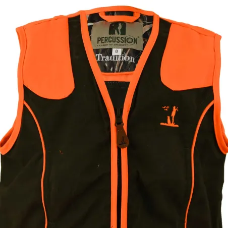 Gilet enfant haute visibilité polyester coton orange 6 à 16 ans Gilet enfant haute visibilité polyester coton orange 6 à 16 ans