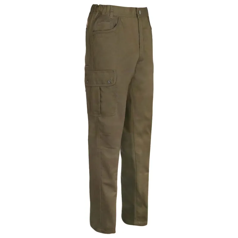 Pantalon de chasse Hyperstretch Savane 7 poches kaki T38 à 60