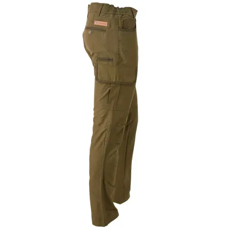 Pantalon de chasse Hyperstretch Savane 7 poches kaki T38 à 60