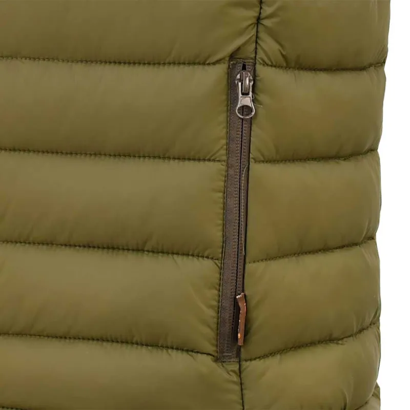 Doudoune sans manche polyamide kaki M à 3XL Doudoune sans manche polyamide kaki M à 3XL