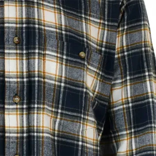 Chemise à carreaux Dolty flanelle coton bleu beige S à 4XL