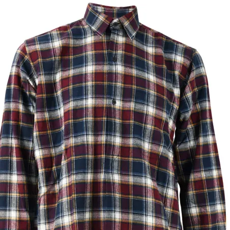 Chemise à carreaux Tanouk flanelle coton rouge bleu S à 4XL Chemise à carreaux Tanouk flanelle coton rouge bleu S à 4XL