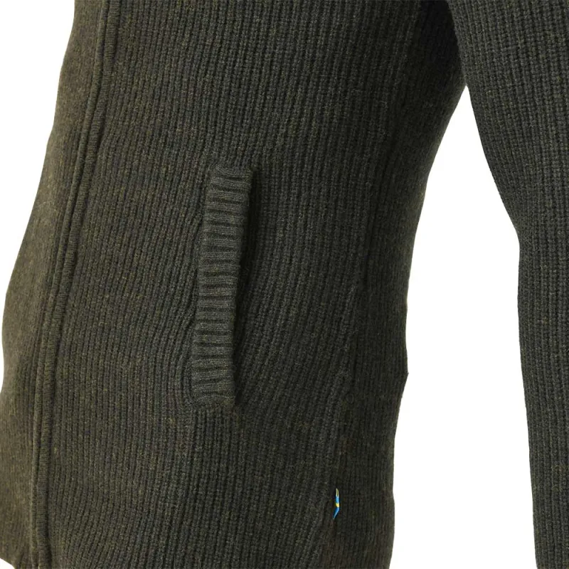 Gilet femme Shirley col montant laine vert loden XS à 3XL Gilet femme Shirley col montant laine vert loden XS à 3XL