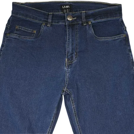 Jeans coupe droite Andrew 5 poches coton bleu moyen 40 à 54 Jeans coupe droite Andrew 5 poches coton bleu moyen 40 à 54