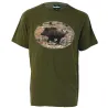 T-Shirt Imprimé sanglier kaki M à 3XL