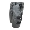 Bermuda de travail 4 poches polyester coton gris noir 38 à 52 Bermuda de travail 4 poches polyester coton gris noir 38 à 52