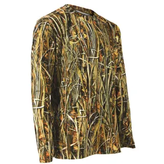T-shirt manches longues Ghost Camo roseaux Wet polyester alvéolé