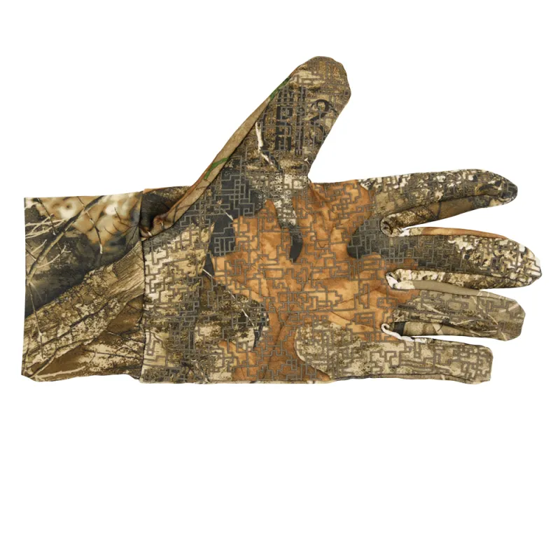 Gants fins camouflage tissu léger paume antidérapante