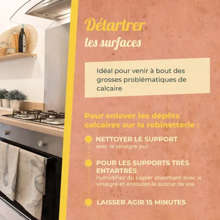 Vinaigre blanc 20° Starwax The Fabulous – Détartrant écologique | Ducatillon