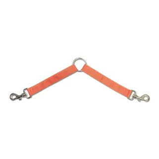 Doubleur nylon laisse chiens 2 X 30 cm orange