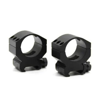 Lot de 2 colliers montage 30 mm 6 vis acier pour calibres puissants