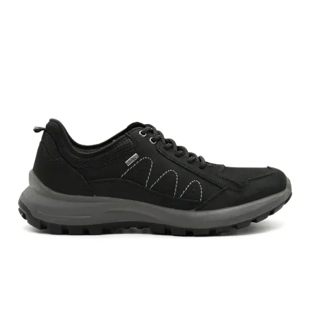 Chaussures basses Ayoka Dick noires cuir imperméable confort Chaussures basses Ayoka Dick noires cuir imperméable confort